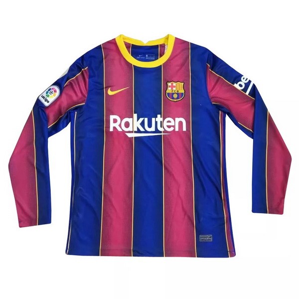 Tailandia Camiseta Barcelona 1ª ML 2020-2021 Rojo Azul